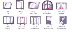 مدل های مختلف پنجره دوجداره