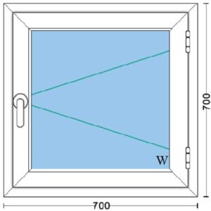 پنجره دوجداره معمولی